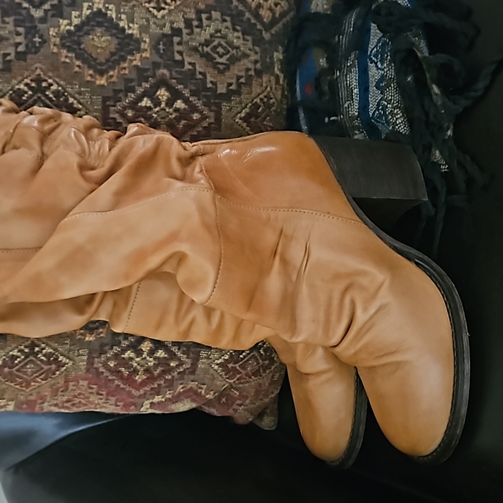 Free People Emma Ruched Tall Boots